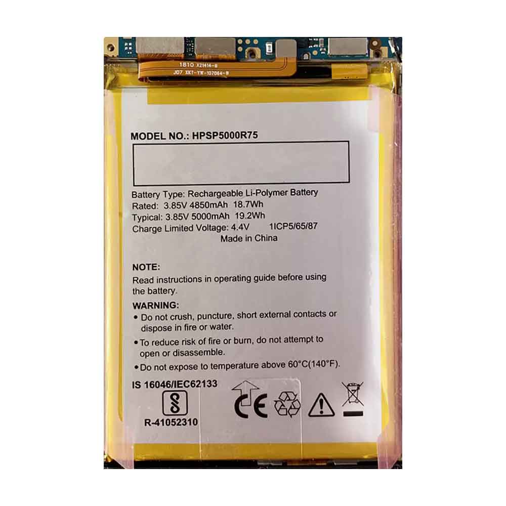 Batería para CGA-S-106D-C-B-panasonic-HPSP4000R75